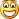 Emoticon met brede lach